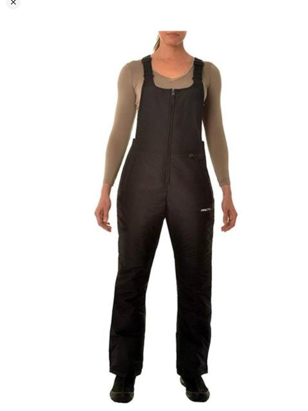 NWT- ARCTIX - Women's Essential Bib Overalls, inseam 31", XL (16-18), Black